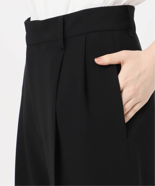 Deuxieme Classe(ドゥーズィエムクラス)の「トリアセジョーゼット タックパンツ(その他パンツ・レディース・ブラック・34/36/38)」の13枚目の写真