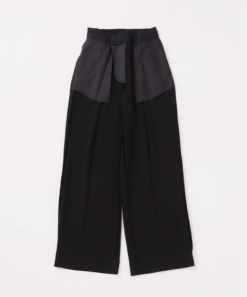 トリアセジョーゼット タックパンツ（その他パンツ）｜Deuxieme Classe