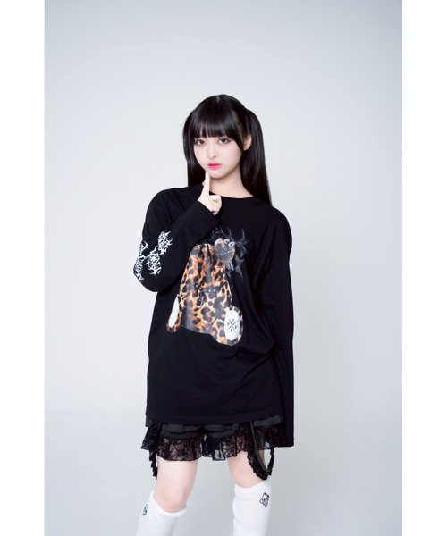 トラバストーキョー　くまロンT TRAVAS TOKYO【トラバストーキョー】クマプリントロンT/全4色