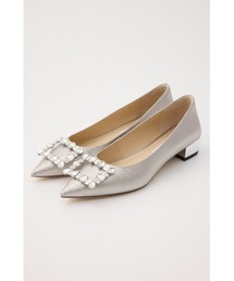 STACCATO スタッカート　シルバー ビジュー　パンプス　ツイード STACCATO スタッカート シルバー ビジュー パンプス ツイード