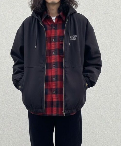 RED KAP(レッドキャップ)の「【REDKAP/ レッドキャップ】コットンダック キャンバスフードジャケット メンズ(その他アウター・メンズ・ブラック/カーキ/ベージュ・XL/L/M)」の12枚目の写真