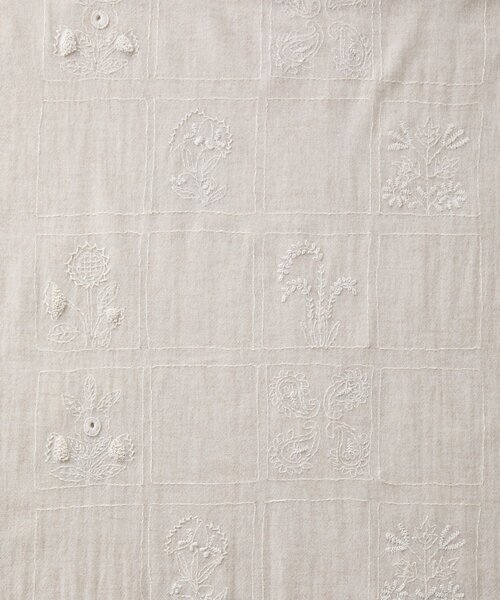 BEARDSLEY(ビアズリー)の「《CITRUS》刺繍タッセルストール(ストール/ショール・レディース・ベージュ/グレー・FREE)」の22枚目の写真