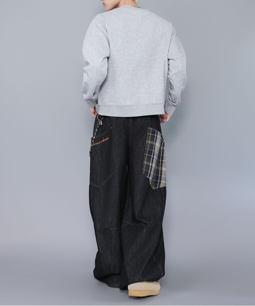 SPINNS(スピンズ)の「短丈スウェット/ワンポイントハート/無地/リアルツリー/ショート丈(スウェット・メンズ・ネイビー/杢グレー/グレー系その他/リアルツリーカモ・ONESIZE)」の22枚目の写真