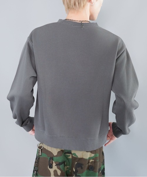 SPINNS(スピンズ)の「短丈スウェット/ワンポイントハート/無地/リアルツリー/ショート丈(スウェット・メンズ・ネイビー/杢グレー/グレー系その他/リアルツリーカモ・ONESIZE)」の10枚目の写真