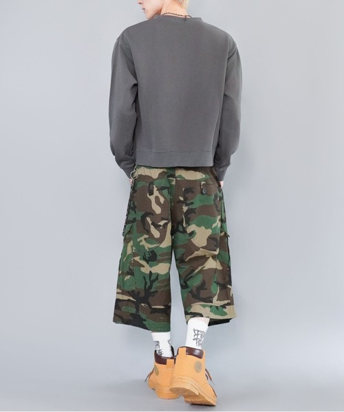 SPINNS(スピンズ)の「短丈スウェット/ワンポイントハート/無地/リアルツリー/ショート丈(スウェット・メンズ・ネイビー/杢グレー/グレー系その他/リアルツリーカモ・ONESIZE)」の17枚目の写真