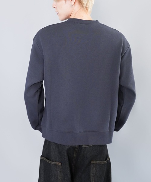 SPINNS(スピンズ)の「短丈スウェット/ワンポイントハート/無地/リアルツリー/ショート丈(スウェット・メンズ・ネイビー/杢グレー/グレー系その他/リアルツリーカモ・ONESIZE)」の7枚目の写真