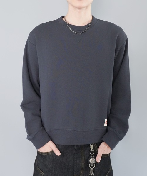 SPINNS(スピンズ)の「短丈スウェット/ワンポイントハート/無地/リアルツリー/ショート丈(スウェット・メンズ・ネイビー/杢グレー/グレー系その他/リアルツリーカモ・ONESIZE)」の8枚目の写真