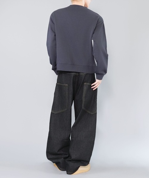 SPINNS(スピンズ)の「短丈スウェット/ワンポイントハート/無地/リアルツリー/ショート丈(スウェット・メンズ・ネイビー/杢グレー/グレー系その他/リアルツリーカモ・ONESIZE)」の13枚目の写真