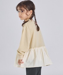 pairmanon(ペアマノン)の【まいにちスウェット】ガールズ  裏毛 ペプラム スウェット(スウェット)