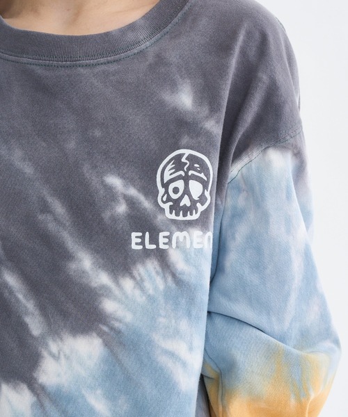 ELEMENT（エレメント）の「ELEMENT キッズ TIMBER 3 LS YOUTH ロンＴ 【2025年秋冬モデル】/エレメントキッズバックプリント長袖ロンT（Tシャツ/カットソー・キッズ・ブラック/マルチ/ホワイト・X-LARGE/LARGE/MEDIUM/SMALL）」の7枚目の写真