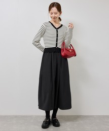 ROPE' PICNIC（ロペピクニック）の「【新色追加】メタル釦ドッキングワンピース（ワンピース）」