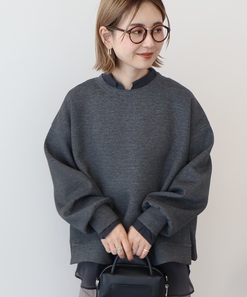 OBSIDIAN VELOURSセットアップ サイズ上XL 下 L 美品！ セール】【WEB限定】サイドスリットポンチプルオーバー（スウェット