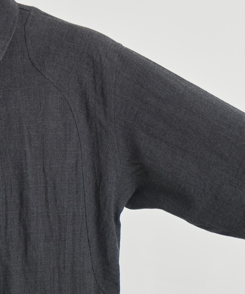 CONZ(コンズ)の「COMPACT FIT WOOL PANEL SHIRT(シャツ/ブラウス・メンズ・ダークグレー/チェック/ブラック・1/2/3)」の20枚目の写真
