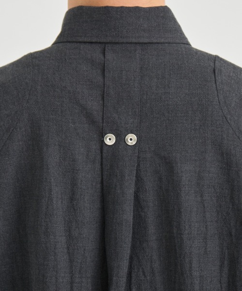 CONZ(コンズ)の「COMPACT FIT WOOL PANEL SHIRT(シャツ/ブラウス・メンズ・ダークグレー/チェック/ブラック・1/2/3)」の19枚目の写真
