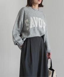 Bonjour Sagan | サガラ刺繍ニットプルオーバー(ニット/セーター)