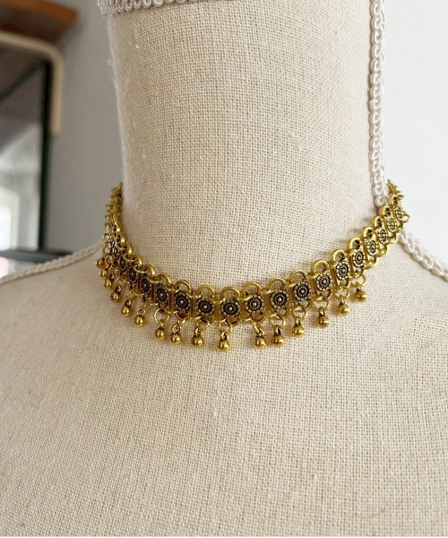 IMARI（イマリ）の「【 IMARI / イマリ 】 クラシック メタル ビーズ チョーカー（ネックレス・メンズ・シルバー/ゴールド・FREE）」の2枚目の写真