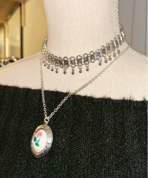 IMARI（イマリ）の「【 IMARI / イマリ 】 クラシック メタル ビーズ チョーカー（ネックレス・メンズ・シルバー/ゴールド・FREE）」の4枚目の写真