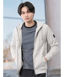 renoma HOMME（レノマオム）の「【ストレッチ】レノマオム ランダムジャガード フルジップ 長袖パーカー（パーカー）」