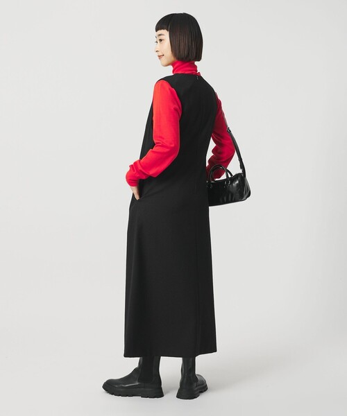 セール】ポリエステルツイードライク ジャンパースカート（ジャンパー