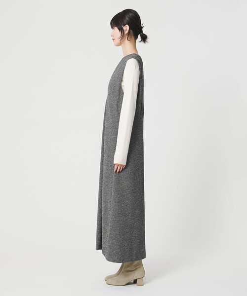 BEAUTY&YOUTH UNITED ARROWS(ビューティーアンドユースユナイテッドアローズ)の「ポリエステルツイードライク ジャンパースカート(ジャンパースカート・レディース・ダークグレー/ブラック/モカ・M/S/XS)」の14枚目の写真