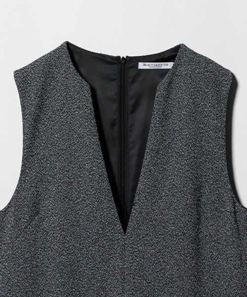 セール】ポリエステルツイードライク ジャンパースカート（ジャンパー