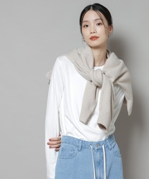 NANO universe（ナノユニバース）の「吸湿発熱クルーネックロングスリーブTシャツ（Tシャツ/カットソー）」