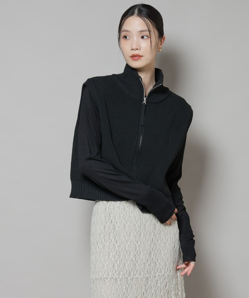 NANO universe(ナノユニバース)の「吸湿発熱クルーネックロングスリーブTシャツ(Tシャツ/カットソー・レディース・グレー/ホワイト/ブラック・FREE)」の21枚目の写真