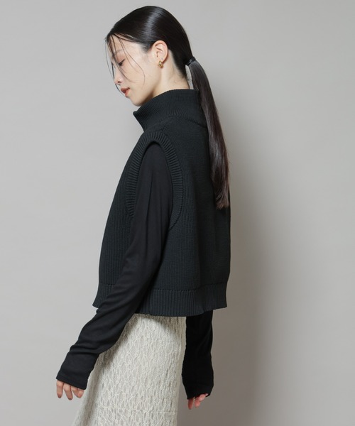 NANO universe(ナノユニバース)の「吸湿発熱クルーネックロングスリーブTシャツ(Tシャツ/カットソー・レディース・グレー/ホワイト/ブラック・FREE)」の19枚目の写真