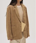 TODAYFUL（トゥデイフル）の「Boyfriend Linen Jacket（テーラードジャケット・38inch）」