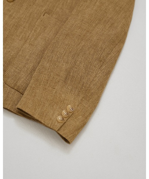 TODAYFUL（トゥデイフル）の「Boyfriend Linen Jacket（テーラードジャケット・レディース・キナリ/ブラック/ベージュ・36inch/38inch）」の11枚目の写真