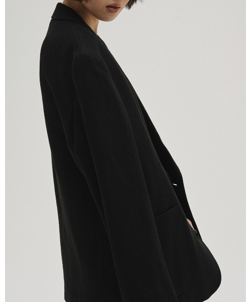 TODAYFUL（トゥデイフル）の「Boyfriend Linen Jacket（テーラードジャケット・レディース・キナリ/ブラック/ベージュ・36inch/38inch）」の9枚目の写真