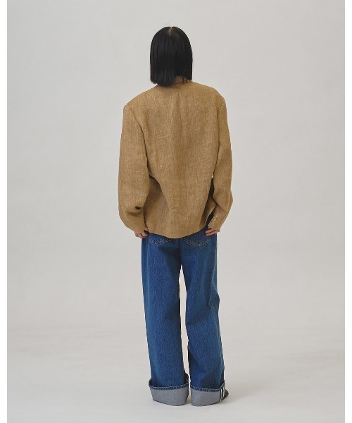 TODAYFUL（トゥデイフル）の「Boyfriend Linen Jacket（テーラードジャケット・レディース・キナリ/ブラック/ベージュ・36inch/38inch）」の18枚目の写真