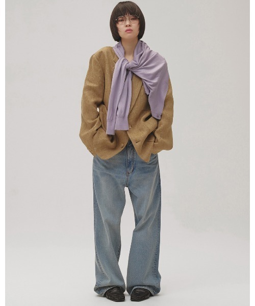 TODAYFUL（トゥデイフル）の「Boyfriend Linen Jacket（テーラードジャケット・レディース・キナリ/ブラック/ベージュ・36inch/38inch）」の19枚目の写真