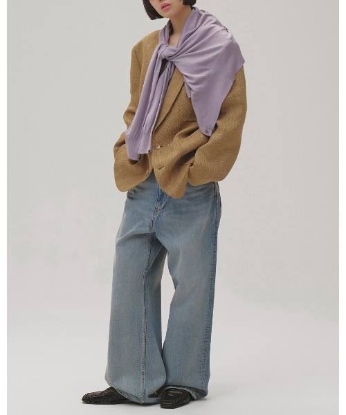 TODAYFUL（トゥデイフル）の「Boyfriend Linen Jacket（テーラードジャケット・レディース・キナリ/ブラック/ベージュ・36inch/38inch）」の20枚目の写真