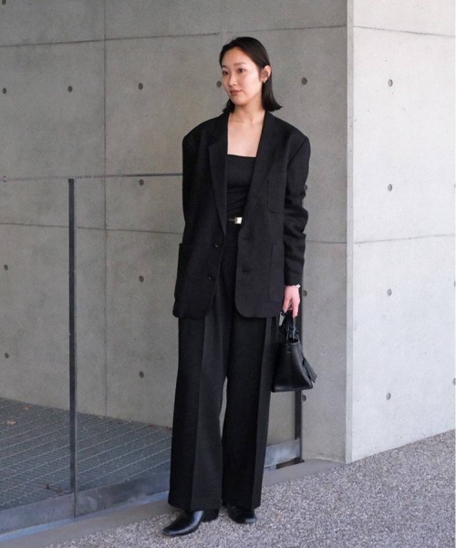 TODAYFUL（トゥデイフル）の「Boyfriend Linen Jacket（テーラードジャケット・レディース・キナリ/ブラック/ベージュ・36inch/38inch）」の22枚目の写真