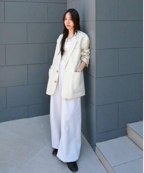 Boyfriend Linen Jacket（テーラードジャケット）｜TODAYFUL（トゥデイ