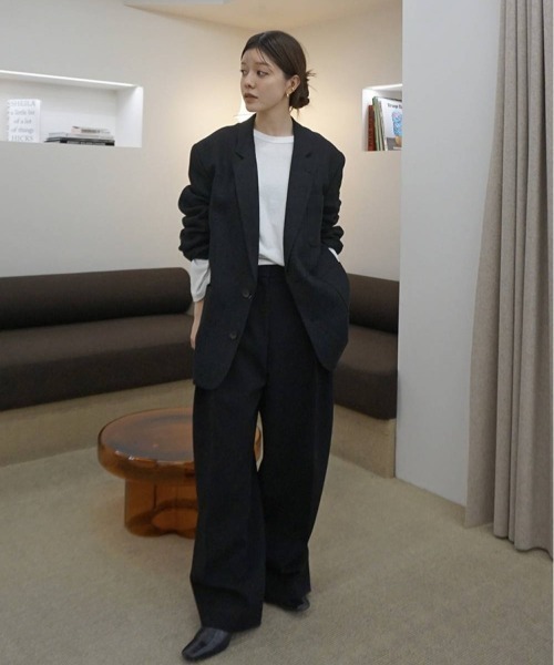 Boyfriend Linen Jacket（テーラードジャケット）｜TODAYFUL（トゥデイ