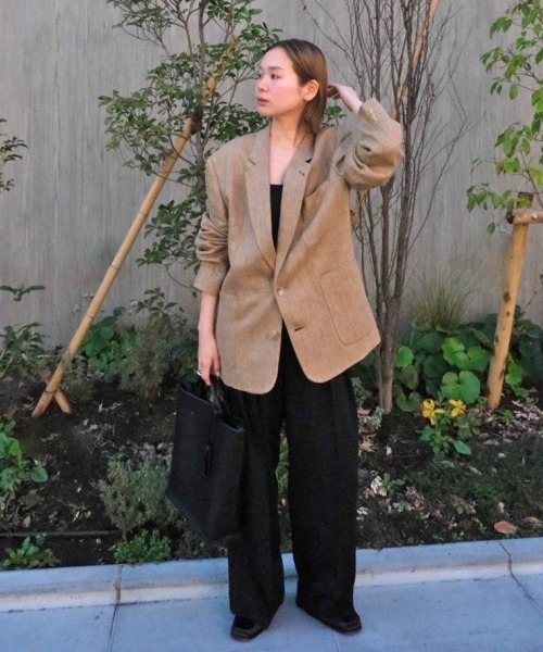 Boyfriend Linen Jacket（テーラードジャケット）｜TODAYFUL（トゥデイ