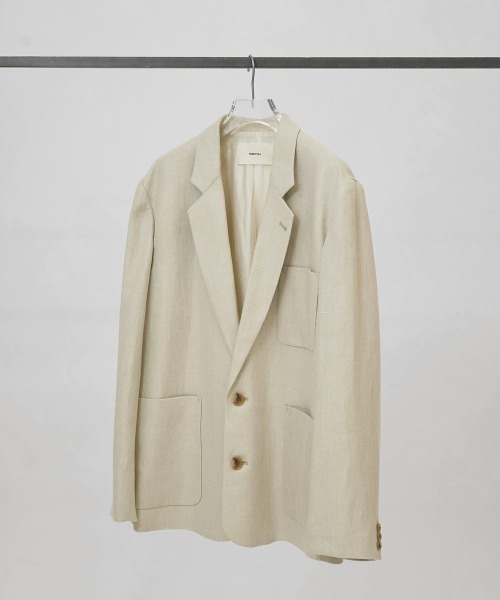 Boyfriend Linen Jacket（テーラードジャケット）｜TODAYFUL（トゥデイ