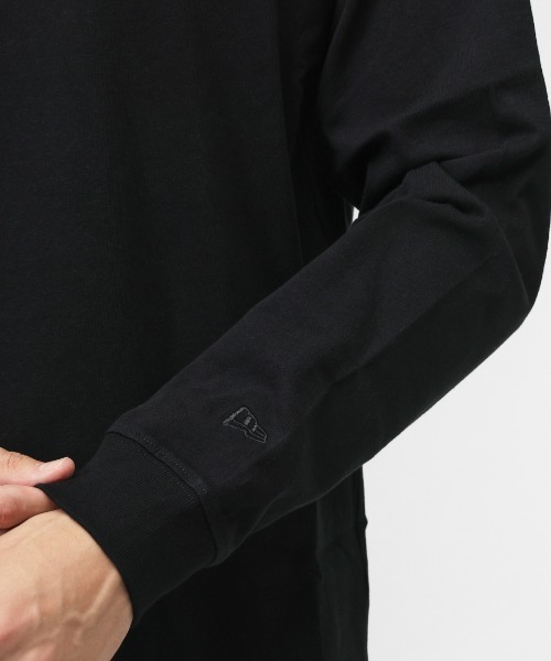 NEW ERA（ニューエラ）の「ニューエラ  LS CT TEE BOX PATTERN BLK（Tシャツ/カットソー・メンズ・ブラック・M/L/LL）」の5枚目の写真