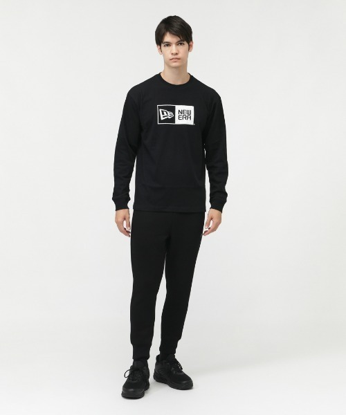 NEW ERA（ニューエラ）の「ニューエラ  LS CT TEE BOX PATTERN BLK（Tシャツ/カットソー・メンズ・ブラック・M/L/LL）」の7枚目の写真