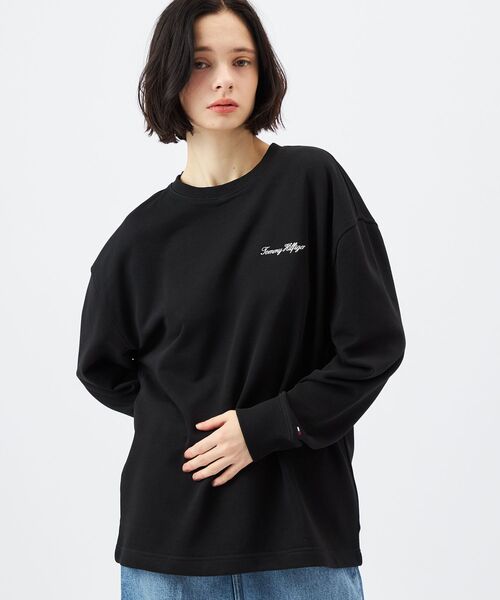 セール】【オンライン限定】裏毛スモールロゴスウェット（スウェット