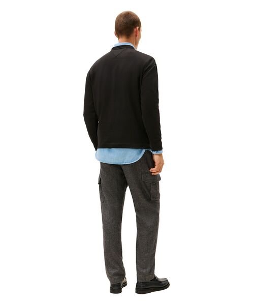 TOMMY HILFIGER(トミーヒルフィガー)の「【オンライン限定】裏毛スモールロゴスウェット(スウェット・メンズ・ブラック/グリーン/ホワイト・MEDIUM/X-LARGE/LARGE/SMALL)」の6枚目の写真