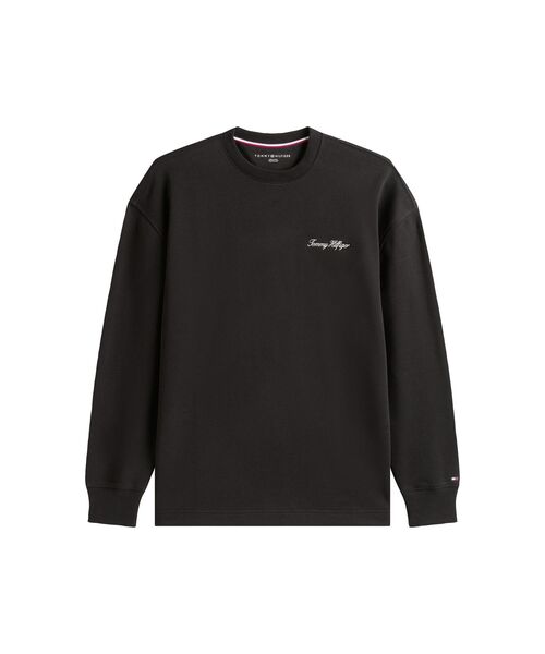 TOMMY HILFIGER(トミーヒルフィガー)の「【オンライン限定】裏毛スモールロゴスウェット(スウェット・メンズ・ブラック/グリーン/ホワイト・MEDIUM/X-LARGE/LARGE/SMALL)」の7枚目の写真