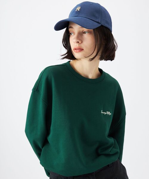 TOMMY HILFIGER(トミーヒルフィガー)の「【オンライン限定】裏毛スモールロゴスウェット(スウェット・メンズ・ブラック/グリーン/ホワイト・MEDIUM/X-LARGE/LARGE/SMALL)」の20枚目の写真