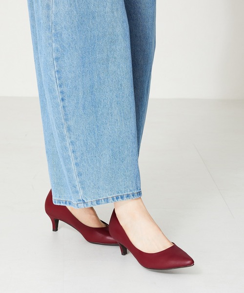 MISCH MASCH（ミッシュマッシュ）の「跳べるパンプス ミドルヒール R-3202（パンプス・レディース・レッド/ネイビー/ブラック系その他/ブラック系その他3/グリーン/オレンジ/ベージュ/ブラック・36/35/34/42/41/40/39/38/37/43/33）」の7枚目の写真