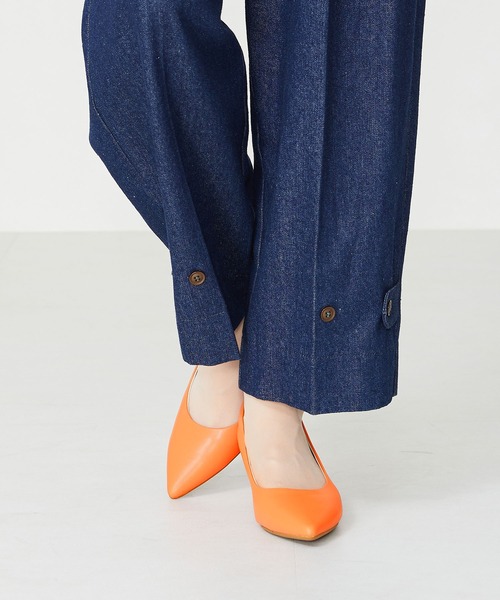 MISCH MASCH（ミッシュマッシュ）の「跳べるパンプス ミドルヒール R-3202（パンプス・レディース・レッド/ネイビー/ブラック系その他/ブラック系その他3/グリーン/オレンジ/ベージュ/ブラック・36/35/34/42/41/40/39/38/37/43/33）」の8枚目の写真