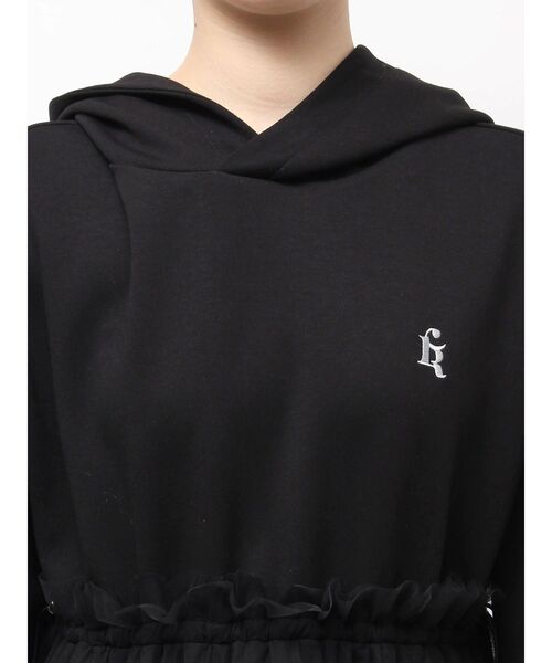 CALNAMUR(カルナムール)の「2WAYチュールオーバースウェットワンピース(ワンピース・レディース・ブラック/グレー・FREE)」の20枚目の写真