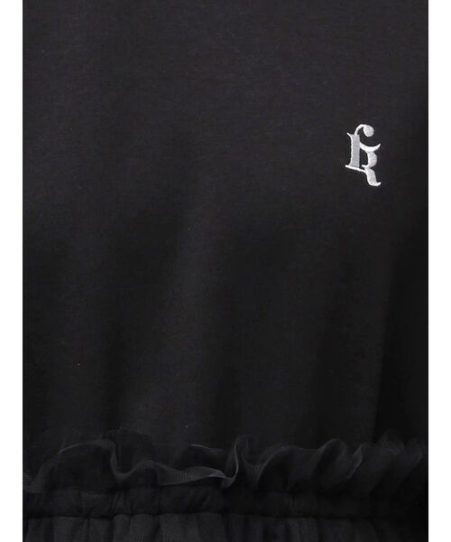 CALNAMUR(カルナムール)の「2WAYチュールオーバースウェットワンピース(ワンピース・レディース・ブラック/グレー・FREE)」の12枚目の写真