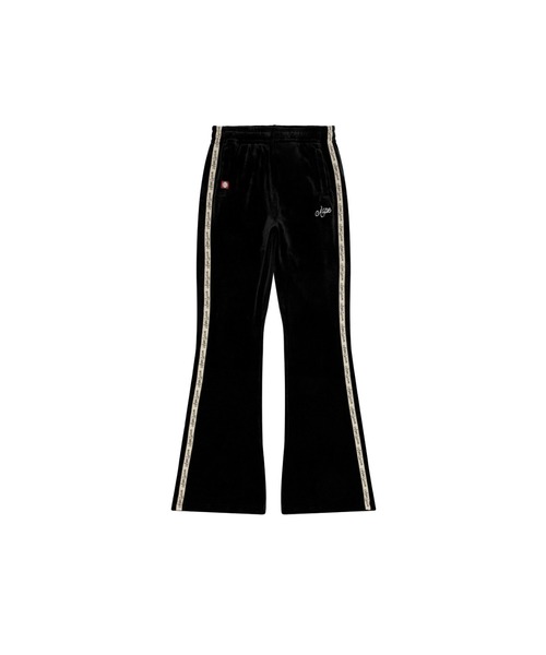 AAPE BY A BATHING APE(エーエイプバイアベイシングエイプ)の「AAPE MAIN VELOUR PANTS(スウェットパンツ・レディース・ブラック・SMALL/X-SMALL/XX-SMALL)」の1枚目の写真